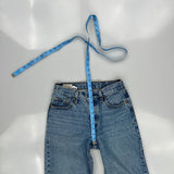 501 Levis Jeans - 26W US 2 Blue Cotton