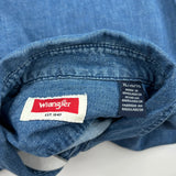 Wrangler Shirt - XL Light Wash Denim