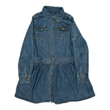 Age 8 Polo By Ralph Lauren Dress - Small Blue Denim