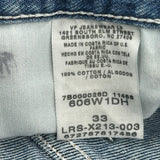 Wrangler Denim Shorts - 33W 9L Blue Cotton