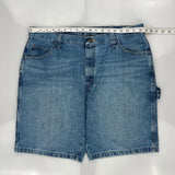 Wrangler Carpenter Shorts - 36W 10L Blue Cotton