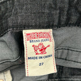 True Religion Slim Fit Jeans - 28W US 2 Gray Cotton