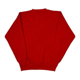 Wisconsin Badgers Oneita College Sweatshirt - Medium Red Polyester Blend