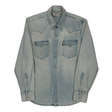 Levis Denim Shirt - Medium Light Wash Cotton