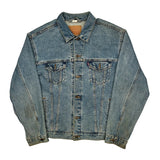 Levis Denim Jacket - XL Blue Cotton