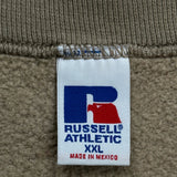 Russell Athletic Sweatshirt - 2XL Beige Cotton