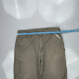 Carhartt Carpenter Trousers - 38W 30L Grey Cotton