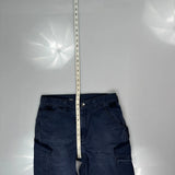 Carhartt Cargo Trousers - 32W 32L Blue Cotton Blend
