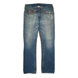 True Religion Boot Cut Jeans - 34W 31L Blue Denim