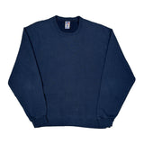 Russell Athletic Sweatshirt - Medium Navy Cotton