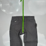 Dickies Carpenter Pants - 36W 30L Gray Cotton