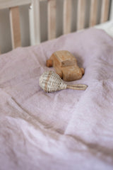 Linen baby bedding