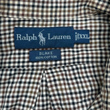 Blake Ralph Lauren Checked Shirt - 2XL Brown Cotton