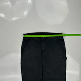 Carhartt Carpenter Trousers - 34W 30L Black Cotton