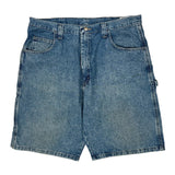 Wrangler Carpenter Shorts - 38W 10L Blue Cotton