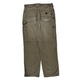 Carhartt Carpenter Pants - 34W 32L Khaki Cotton