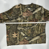 Mossy Oak Long Sleeve T-Shirt - 2XL Brown Cotton Blend
