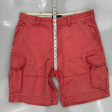 Polo By Ralph Lauren Cargo Shorts - 36W 10L Red Cotton