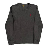 Polo By Ralph Lauren Long Sleeve T-Shirt - Large Gray Cotton