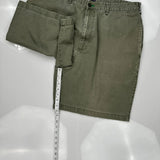 Tommy Hilfiger Chino Shorts - 34W 9L Green Cotton