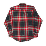 Made In USA Nautica Checked Shirt - Large Red Cotton