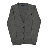 Age 7 Ralph Lauren Cardigan - Small Gray Cotton