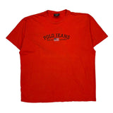 Polo Jeans Co. Ralph Lauren Spellout T-Shirt - XL Red Cotton