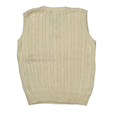 Age 7 Polo By Ralph Lauren Sweater Vest - Small Cream Cotton