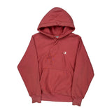 Reverse Weave Champion Hoodie - Small Red Cotton