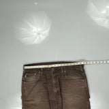 Carhartt Carpenter Trousers - 37W 30L Brown Cotton