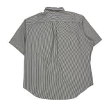 Ralph Lauren Striped Short Sleeve Shirt - XL Black & White Cotton