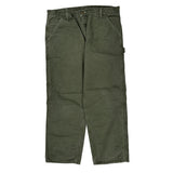 Carhartt Carpenter Pants - 38W 30L Green Cotton