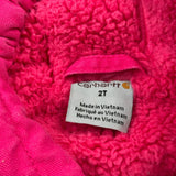 Age 2 Carhartt Jacket - 3XS Pink Cotton