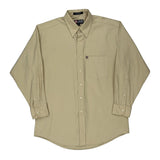 Chaps Ralph Lauren Shirt - Large Beige Cotton