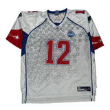 Pro Bowl 2008 Reebok Tom Brady Football Jersey - 2XL Blue Polyester