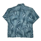 Campia Moda Floral Hawaiian Shirt - XL Blue Viscose