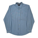 Tommy Hilfiger Shirt - Large Blue Cotton