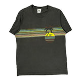 Lacoste Striped T-Shirt - XL Gray Cotton