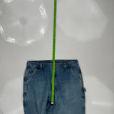 Carhartt Double Knee Carpenter Jeans - 34W 32L Blue Cotton