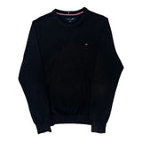 Tommy Hilfiger Sweater - Large Black Cotton