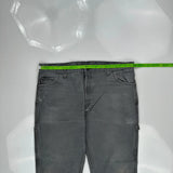 Carhartt Carpenter Pants - 38W 31L Gray Cotton