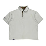 Coogi Polo Shirt - Large White Cotton
