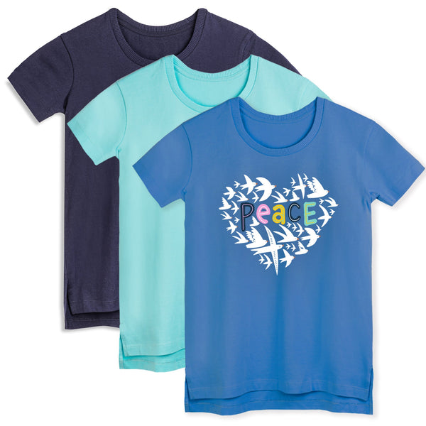 Organic Cotton Kids T-Shirts 3 Pack FINAL SALE