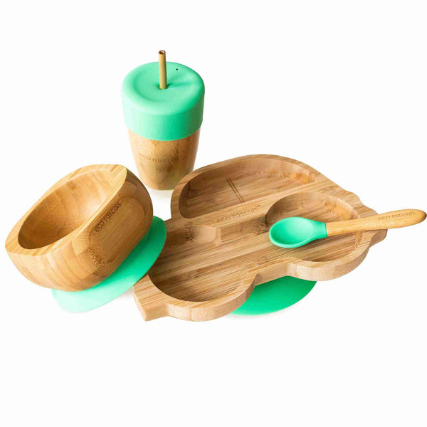 Bamboo Car Plate Weaning Gift Set
