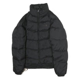 NAPAPIJRI Womens Black Puffer Jacket S Polyester Zip Plain Warm Outerwear