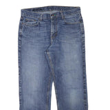 TOMMY HILFIGER Mens Regular Fit Blue Denim Jeans W34 L29 Zip Closure Classic