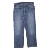 TOMMY HILFIGER Mens Regular Fit Blue Denim Jeans W34 L29 Zip Closure Classic