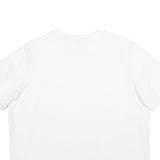 FILA Womens White XL Cotton Blend T-Shirt Short Sleeve Crew Neck Logo Graphic