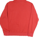 NIKE Mens Red Hoodie M Basketball Pullover Cotton Casual Sportswear