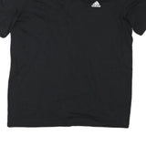 ADIDAS Mens Black Athletic T-Shirt XL Short Sleeve Crew Neck Sportswear Logo